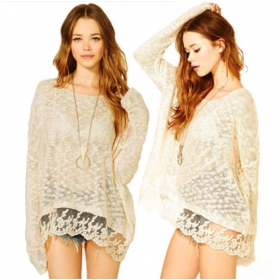 Womens Pullovers Lace